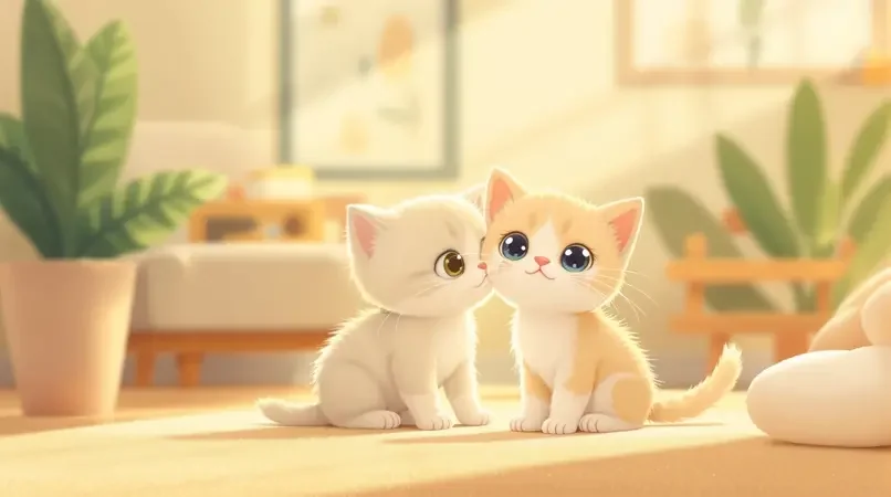 猫咪的第一天回家，奶萌样子太治愈 - 秋霞视频
