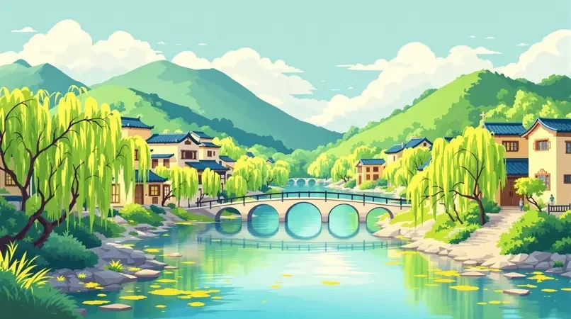 江南古镇漫步，感受慢生活的诗意 - 秋霞视频