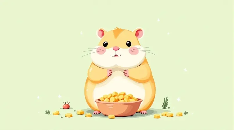 仓鼠囤食物的名场面，腮帮子鼓成球 - 秋霞视频